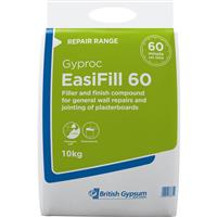 Gyproc Easifill 60 Filler 10kg in White