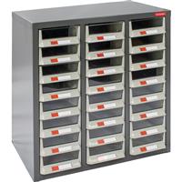 Barton Small Parts Steel Cabinet without Doors 24 Drawers - 640 x 586 x 290mm