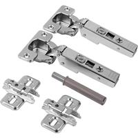 Blum Unsprung Concealed Hinge 120deg Overlay With Piston (2 Pack) in Silver Steel