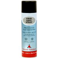 Aerosol Solutions Cold Galvanising Spray Paint 400ml in Grey Steel