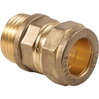 Made4Trade Compression Coupler Male 22mm x 3/4" in Gold
