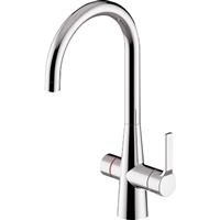 Reginox Aquadzi 4-in-1 Boiling Water Tap in Chrome Brass