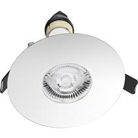 Integral LED 70-100mm Cut Out Evofire IP65 Fire Rated Downlight Polished in Chrome Steel