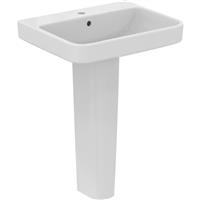Ideal Standard i. life B Basin and Pedestal 60cm 1 Tap Hole in White Ceramic