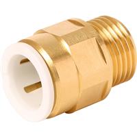 JG Speedfit Cylinder Connector 15 x 1/2" in Gold Plastic