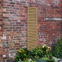 Forest Garden Slatted Trellis 180cm(h) x 30cm(w) (6 Pack) in Natural Timber