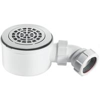 McAlpine Shower Trap Plated Petal Brass Flange in Chrome