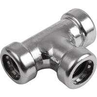 Pegler Yorkshire Tectite Sprint Push-Fit Equal Tee 15mm in Chrome