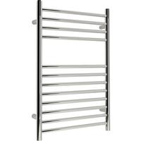 Kudox Lugana Towel Radiator 500 x 750mm in Stainless Steel 304 Grade Solid Stainless Steel Body
