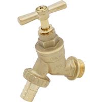 Flume Outside Tap with Hose Union 1/2" in Gold Brass