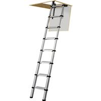 Werner Telescopic Loft Ladder 2.6m Rubber