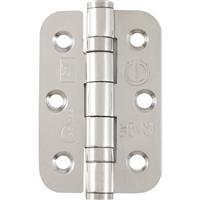 Eclipse Grade 7 Ball Bearing Radius Hinge Polished Chrome (2 Pack) in Stainless Steel