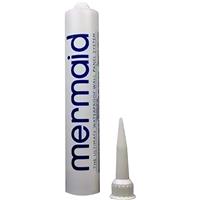 Mermaid Laminate Shower Wall Panel Adhesive 380ml in White Acrylic