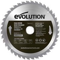 Evolution Fine Wood Blade 210mm x 40T Steel
