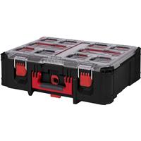 Milwaukee PACKOUT Deep Organiser 178 x 507 x 386 in Black Plastic