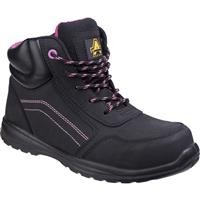 Amblers Safety AS01 Lydia Safety Boots With Side Zip in Black