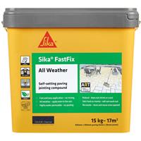 Sika FastFix All Weather Jointing Compound 15kg in Charcoal Resin