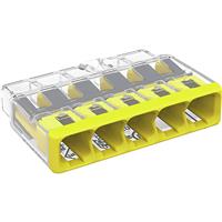 Wago 2773 5 Way Compact PushWire Connectors 0.5 to 4mm 32A (60 Pack)