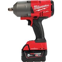 Milwaukee M18 ONEFHIWF12-502X ONE-KEY FUEL High Torque 1/2" Impact Wrench with Friction Ring 2 x 5.0Ah