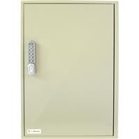 Codelocks Key Secure By Original Key Cabinet with KL1000 Digital Lock 50 Padlock Hooks in Light Grey Steel