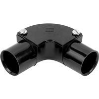 Profix 20mm PVC Conduit Inspection Elbow in Black