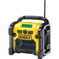 DeWalt DCR020-GB 18V XR Compact Digital DAB Radio 240V/14.4V/18V in Yellow