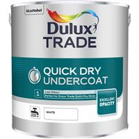 Dulux Trade Quick Dry Undercoat Paint 2.5L in White