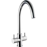 Ebb and Flo Ebb + Flo Castell Mono Mixer Kitchen Tap in Chrome Brass