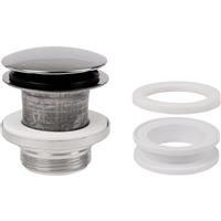 McAlpine CWP60-SS 1 1/4" Sprung Basin Waste 1 1/4" Slotted/Unslotted in Chrome