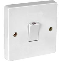 Crabtree 20A DP Switch Switched in White Plastic