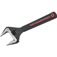 Rothenberger Adjustable Wide Jaw Wrench 10" in Black Rubber