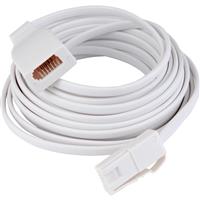 Telephone Extension Cable 5m in White