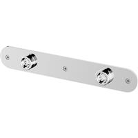 Shower Wall Plate in Chrome Stainless Steel