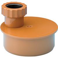 Aquaflow Underground Waste Adaptor 32mm Single in Terracotta