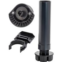 Hafele Kitchen Unit Leg Set 150mm (4 Pack) in Black Plastic