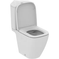 Ideal Standard i. life S Compact Close Coupled Corner Toilet with Soft Close Seat in White Ceramic