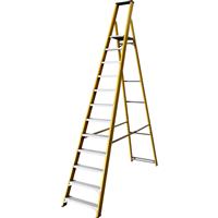 Lyte Ladders Lyte Heavy Duty Fibreglass Platform Step Ladder 12 Tread