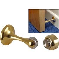 Magnetic Door Holder Polished Brass in Gold