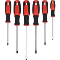 Minotaur Screwdriver Set (6 Piece) in Black/Red Steel