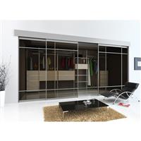 Coburn Double 60 Two-Door System 1.8m opening (Set) in Silver/Other Aluminium/Nylon