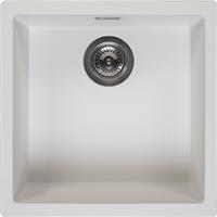 Reginox Amsterdam Composite Kitchen Sink Single Bowl in White Granite Composite