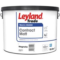 Leyland Trade Contract Matt Emulsion Paint 10L in Magnolia