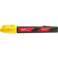 Milwaukee Inkzall Liquid Paint Marker Yellow Rubber/Steel