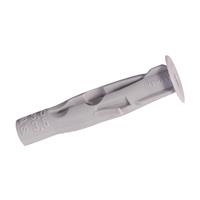 Unbranded Universal Plug 6 x 38mm (25 Pack) in Grey