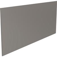 Kitchen Kit Flatpack J-Pull Kitchen Cabinet Breakfast Bar Back Super Gloss 2100mm in Dust Grey Mdf