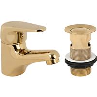Methven Adore Taps Basin Mixer in Gold