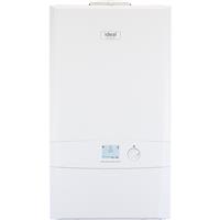 Ideal Boilers Ideal Logic Max System 2 Boiler 30kW in White Brass