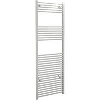 Kudox Flat Ladder Towel Radiator 1800 x 600mm 2969Btu in White Steel