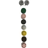 Salamander Accuboost Flow Restrictor Kit in Green/Brown/Pink Brass