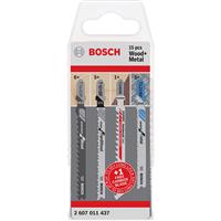 Bosch Wood and Metal Jigsaw Blade Set (15 Piece) Carbide Metal